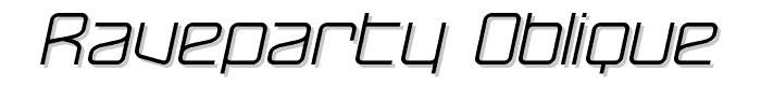 RaveParty Oblique font